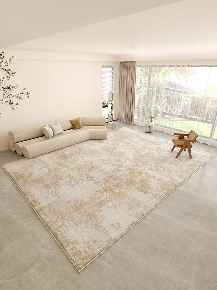 

Викима Роскошный ковер в кремовую полоску Очень большие ковры для гостиной Удобные мягкие коврики для спальни Гостиная Декор