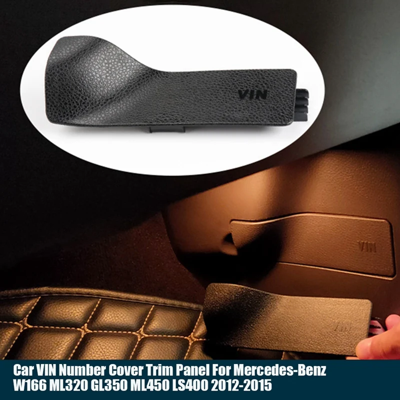 

Car Frame Number VIN Cover Trim Panel For Mercedes-Benz W166 ML320 GL350 ML450 LS400 2012-2015 A Post Guard Slide Caps