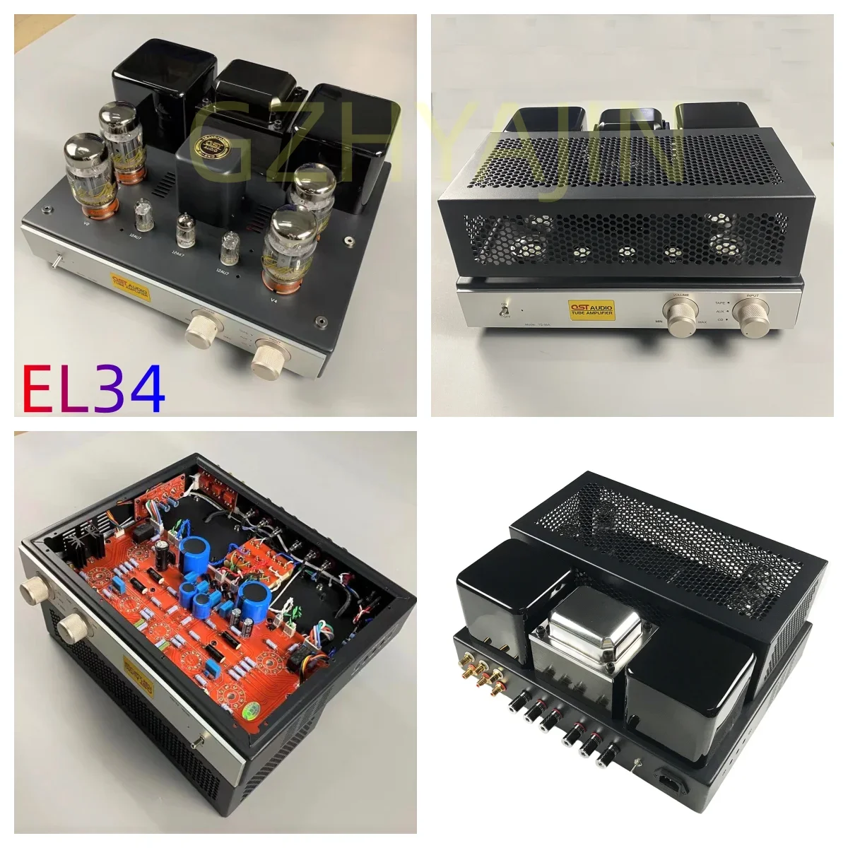 EL34 High Fidelity Electronic Tube Gallbladder Machine EL34 Push-pull Machine HIFI Power Amplifier DIY Kit Fever Sound