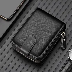 Genuine Leather Driver's License ID Card Holder Wallet Male and Female Credit Card Bag Large Capacity Card Case ID Bag