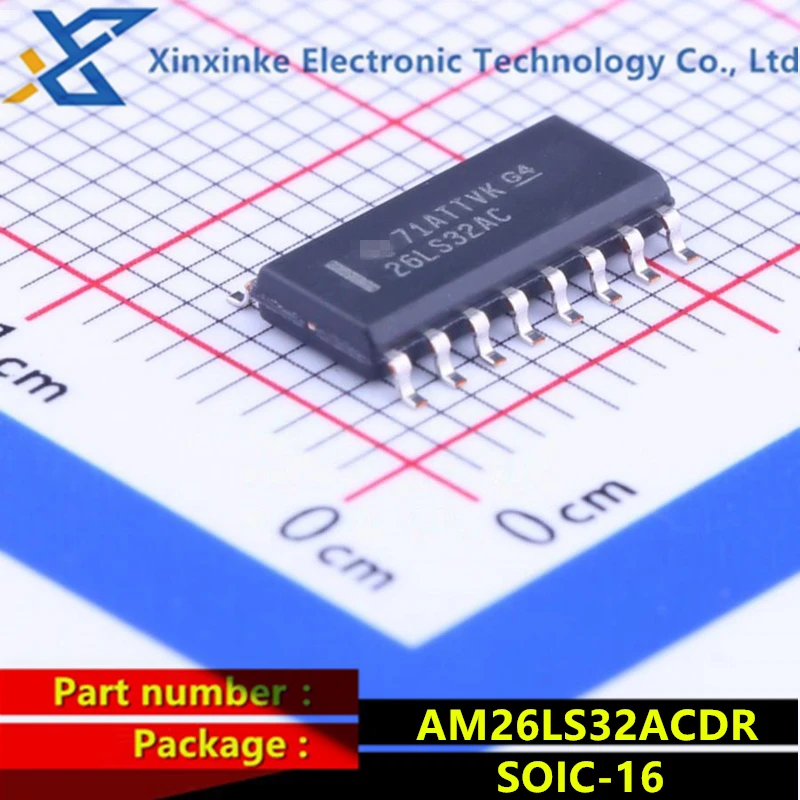 

AM26LS32ACDR SOIC-16 Silk-screen:26LS32AC RS-422 Interface integrated circuit Quad Diff Line Four way differential line receiver