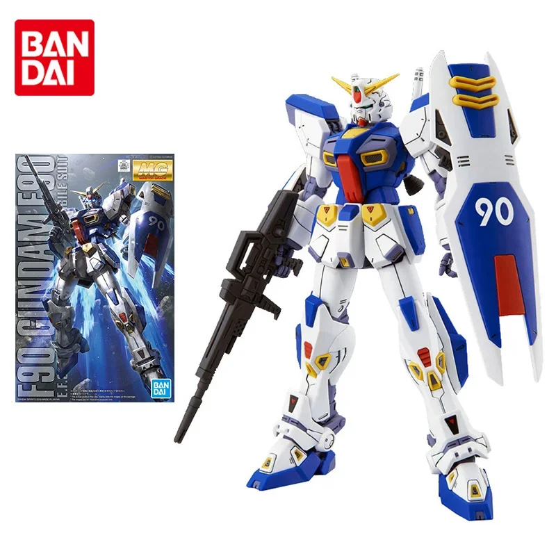 

Bandai Gundam Model Kit Anime Figure PB MG 1/100 F90 Gundam AtoZ PRO JECT Genuine Gunpla Action Toy Figure Toys for Children