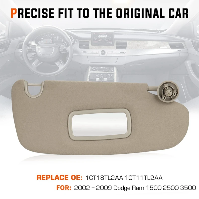 

1CT11TL2AA 1CT18TL2AA Car Windshield Sun Visor For Dodge Ram 2500 3500 2002-2006