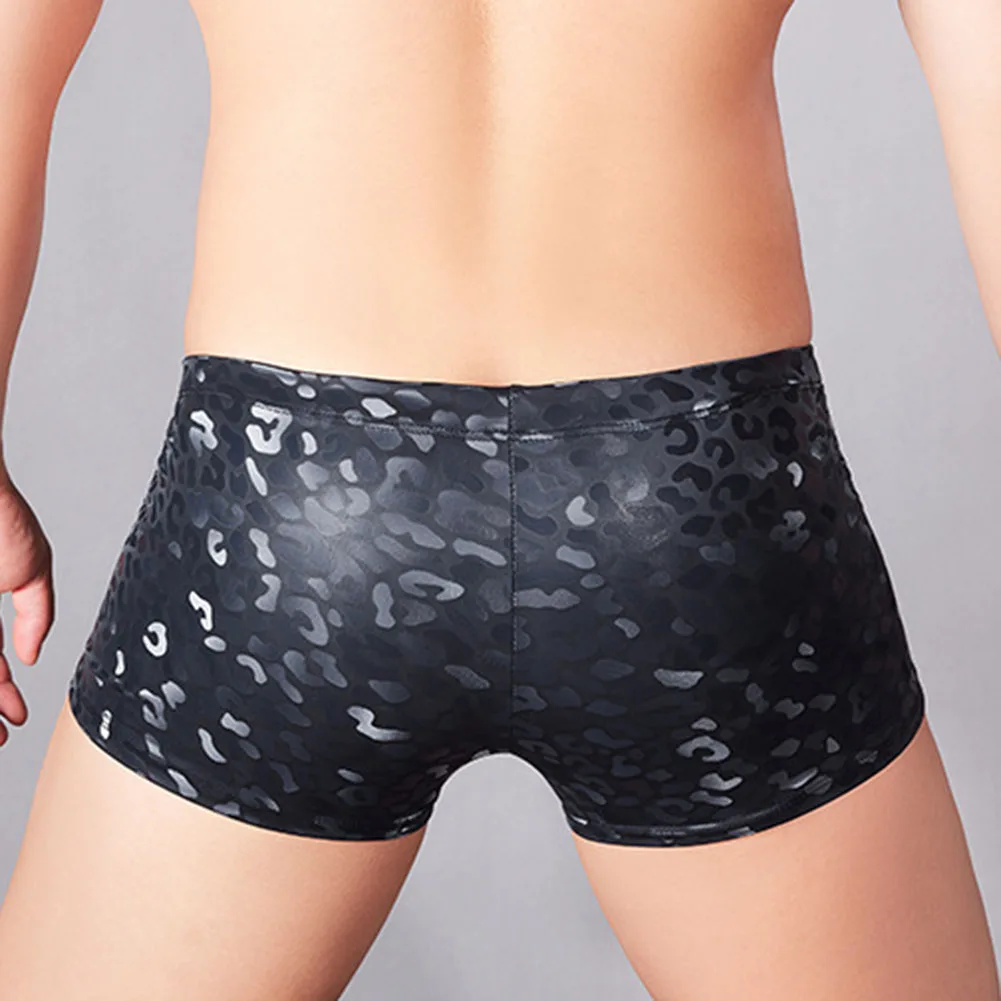 Mens Printed Briefs Panties Low Rise Thongs Underwear Elastic Lingerie Stretchshorts Male Convex Pouch Underpants