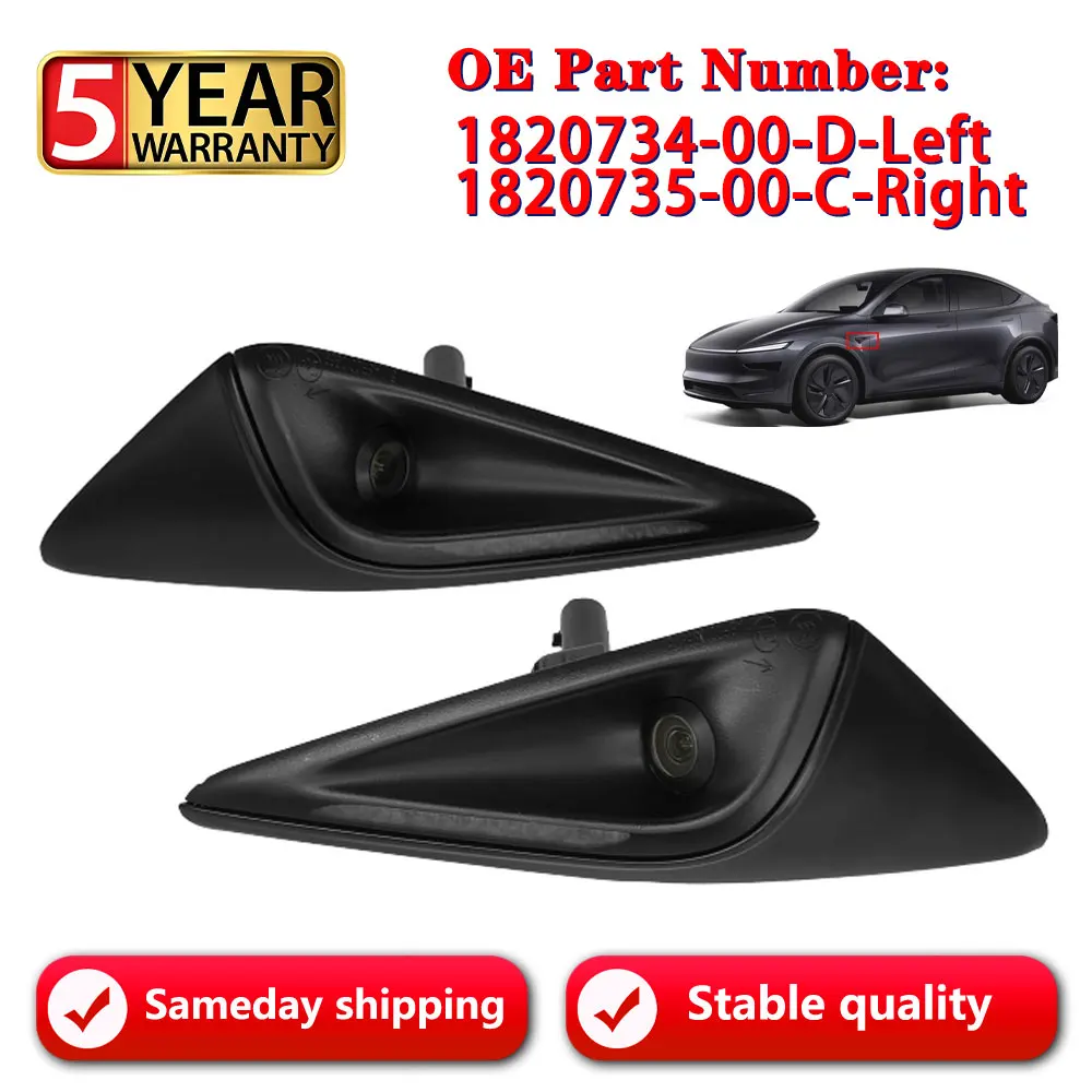 1820734-00-D 1820735-00-D Side Fender Turn Signal Camera For Tesla Model 3 Y Highland Juniper 2024-2026