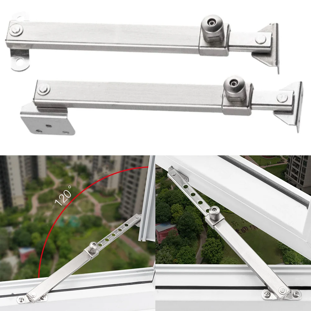 Sliding Wind Support Telescopic Window Support Stainless Steel Limiter Angle Controller Stopper Home Security Window Fixed