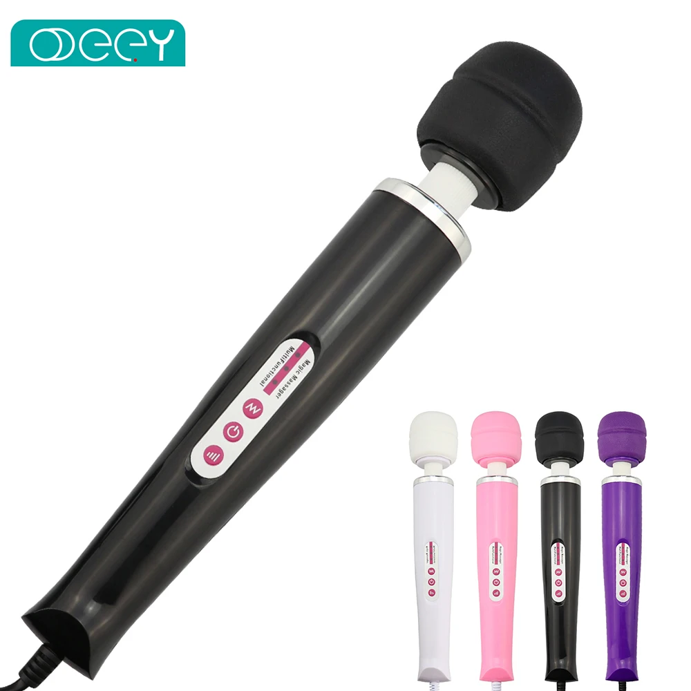 Powerful Magic Wand Vibrator Big AV G-spot Nipple Massager Vaginal Dildo Clitoral Stimulator Sex Toys for Adults Women Female