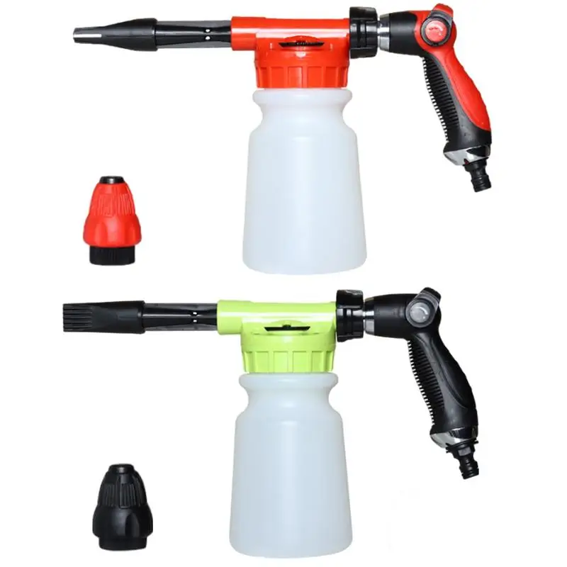 

1L Car Wash Foam Tank Connector Car Washer Soap Sprayer Car Washer Foam Nozzle Garden Watering Washing Cleaning Tools for all