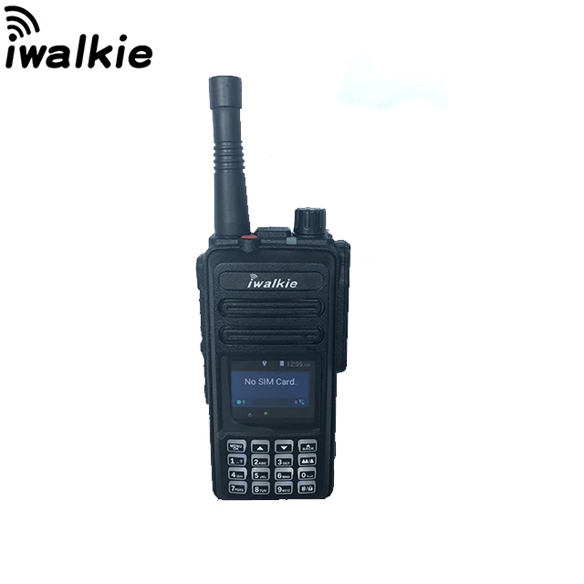 Black 4G POC Walkie Talkie With 50km Long Distance Coverage Duplex Call Two-Way For Radio From China For Conferences