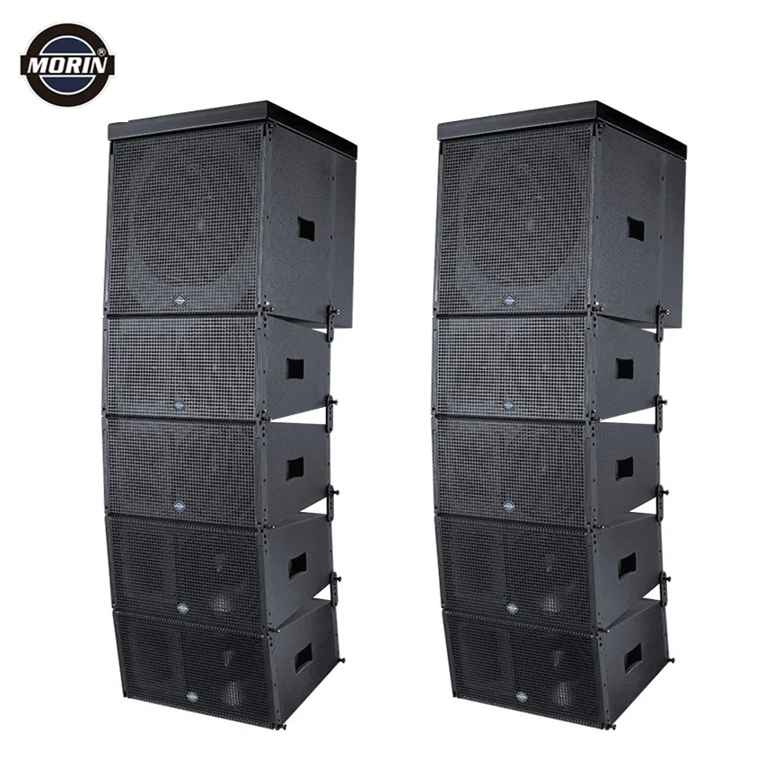18 Inch Subwoofer Line Array Complete Professional Sound System with Power Amplifier Full Set for  Stage Music