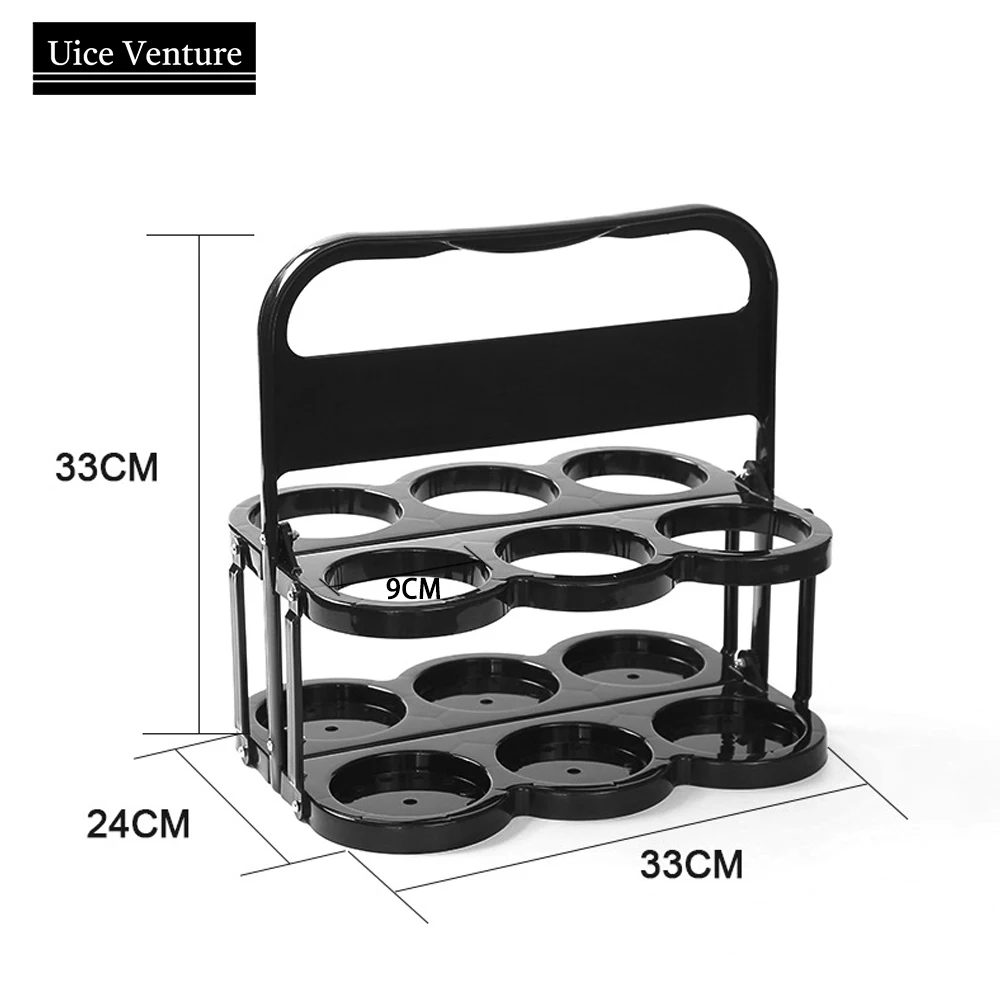 

Hockey Water Bottle Basket Water Bottle Cage Foldable For Storage Rack Beer Hockey Water Bottle Rack Outdoor Sport Bottle Basket