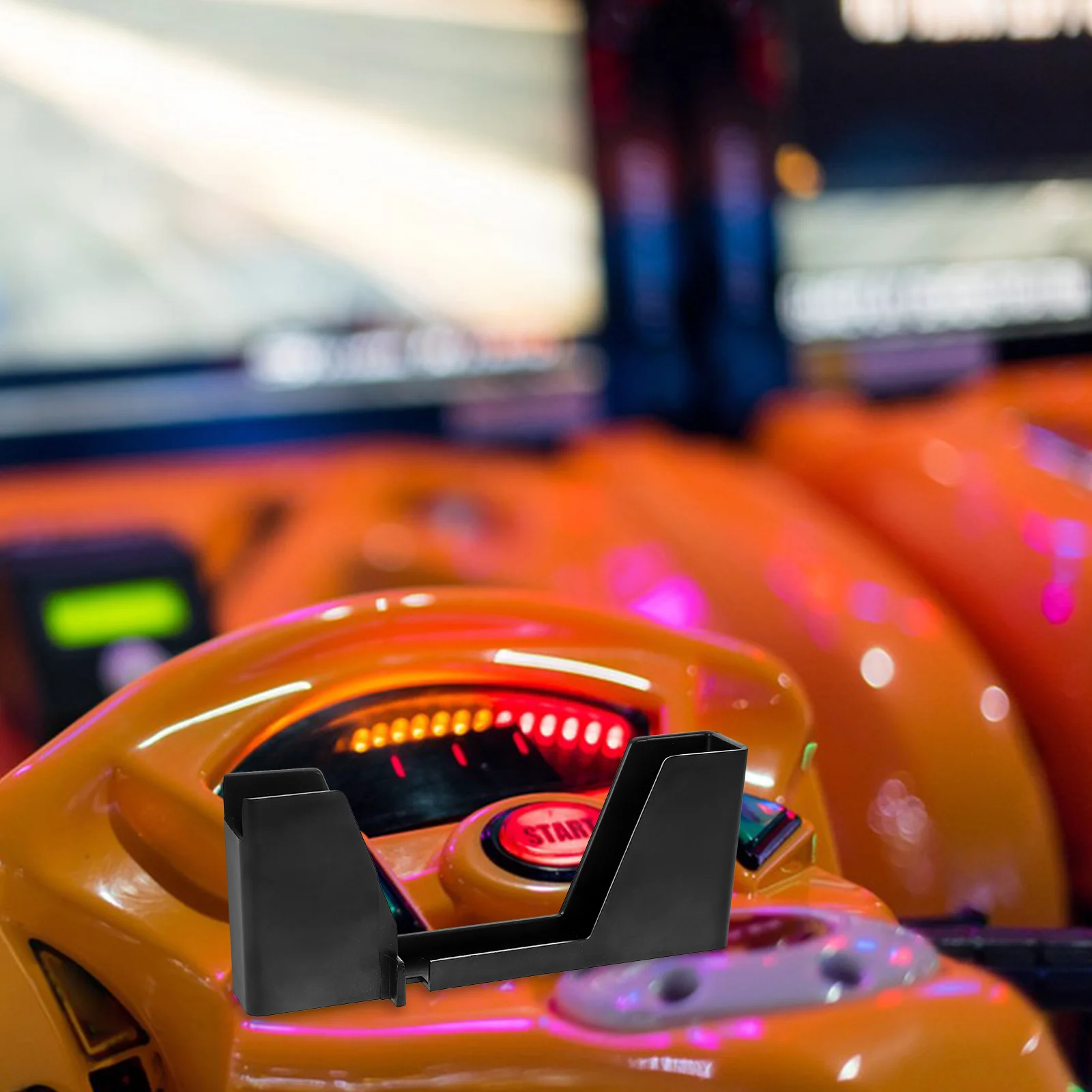 صندوق تخزين ورق اليانصيب أسود متعدد الوظائف حامل تذكرة السحب لرموز الآلة ومنظم الأحداث الكرنفالية