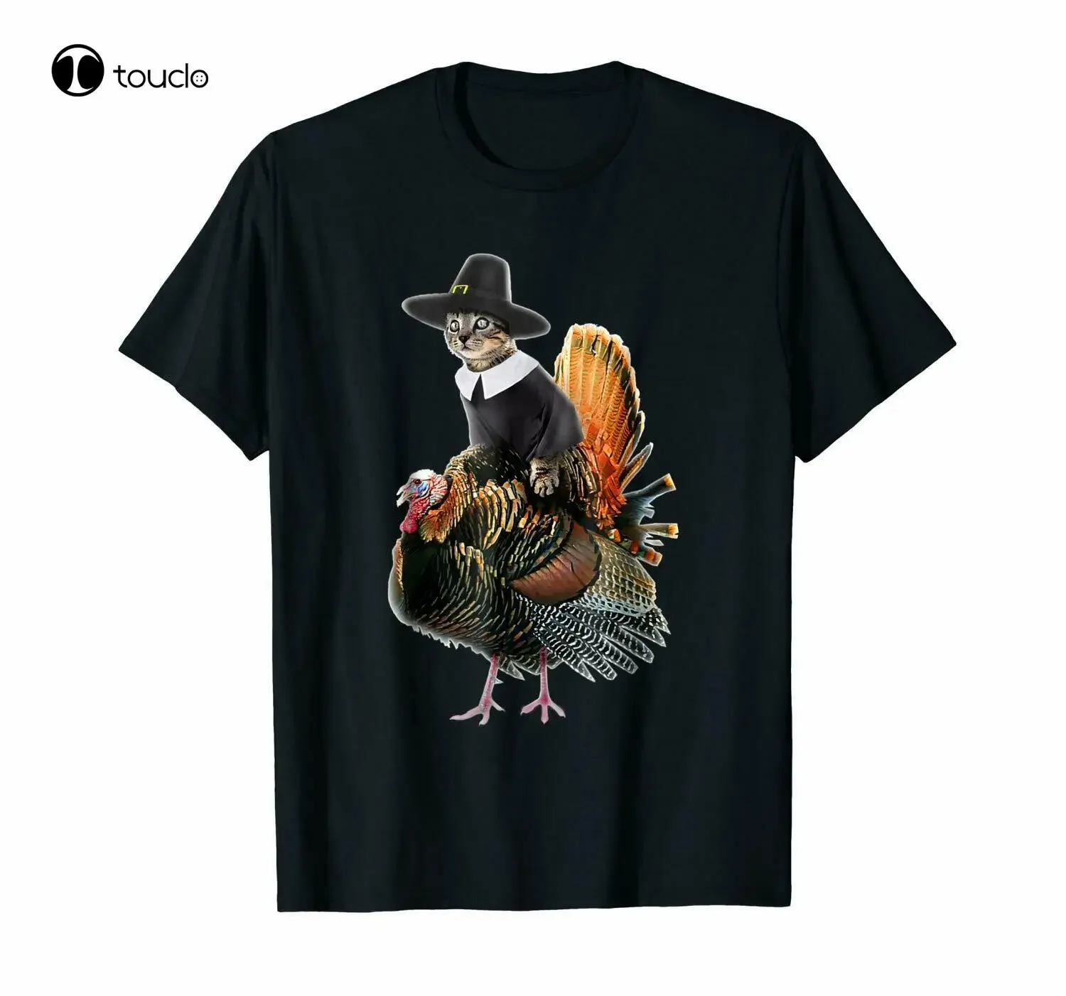 Thanksgiving Cat Pilgrim Shirt Thanksgiving Turkey Shirts Tee Shirt unisex