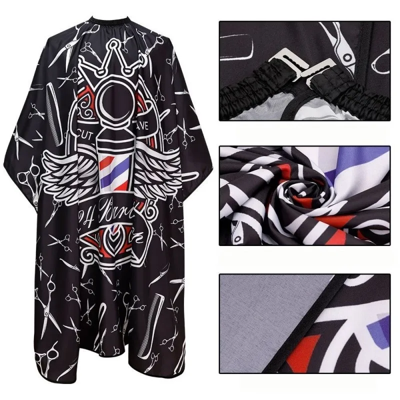 Various Plus Size Hair Salon Robe Breathable Non Stick Hair Cutting Apron Barber Shop Cloak Tools Hairdressing Workwear Hat