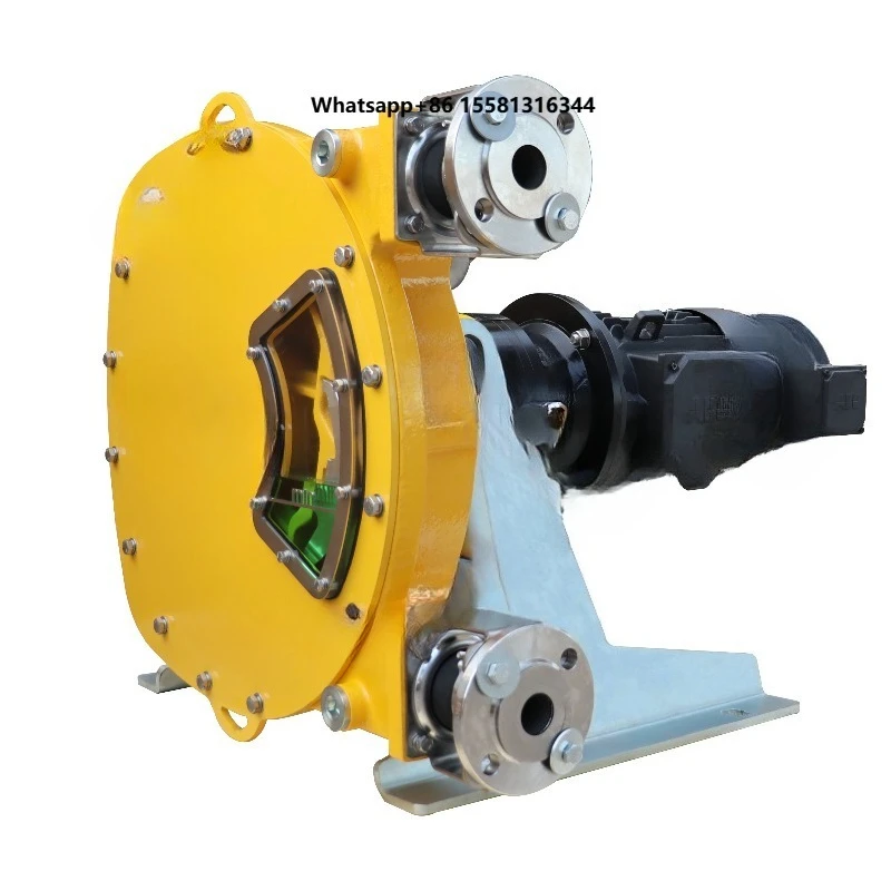 Custom Peristaltic Hose Pump, Robust Mining Processing Equipment for Abrasive Ore Sludge and Mineral Residue Transfer
