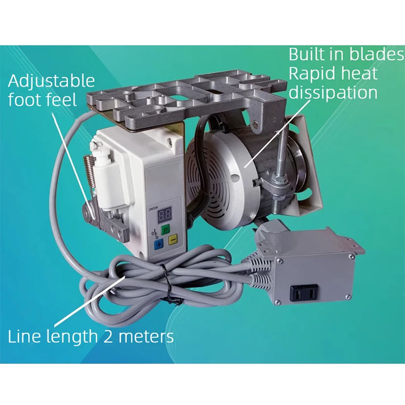 Imagem -05 - Motor Industrial com Controlador 550w 650w 750w Economia de Energia Silencioso sem Escova Servo Motor 220v