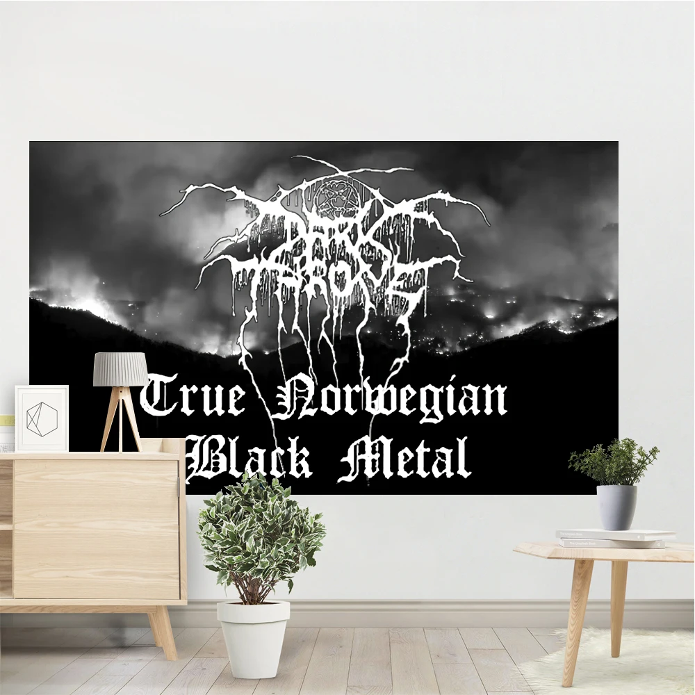 

Darkthrone True Norwegian Black Metal Harajuku Funny Print Cotton Streetwear Tapestry