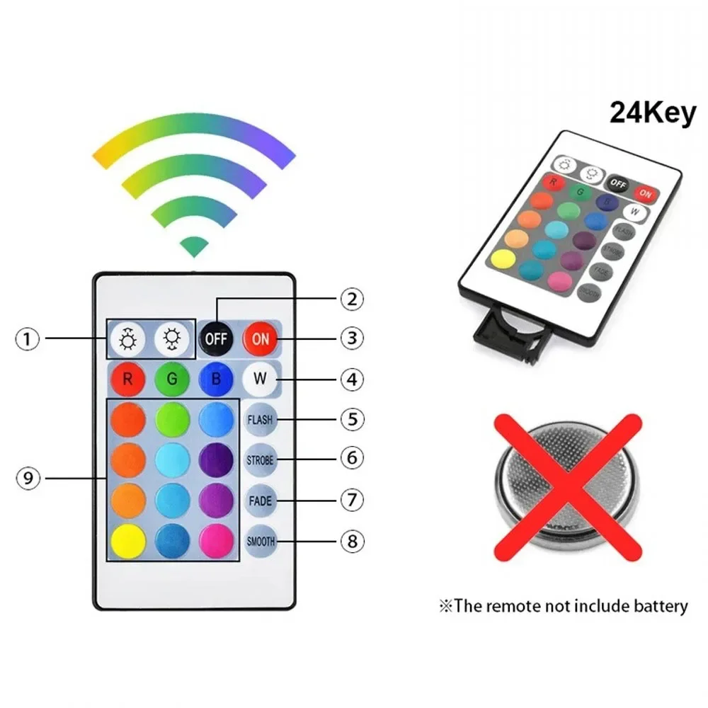 USB 5V mini 24key 44key RGB LED Controller 3key mini Control Simpl Dimmer dla 5050 3528 2835 5V RGB LED Strip Lights 4Pin