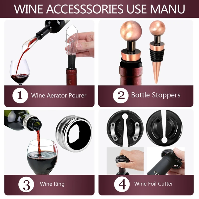 Corkscrew Wine Jar Opener Home Kitchen Bottle Can Opener Tool Self-Pull Hand Rotating Portable Hotel Bar Accessories