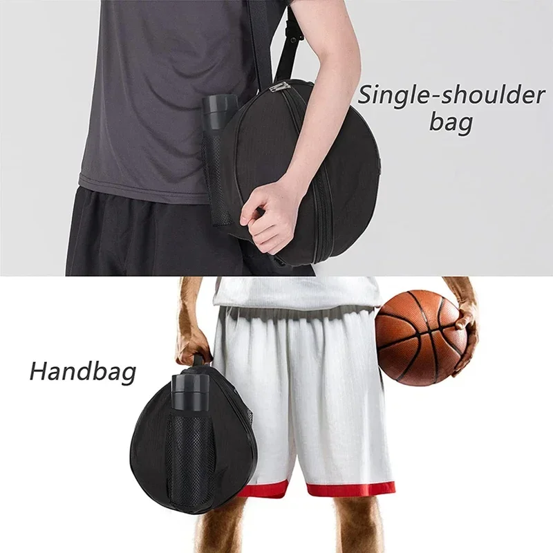 Adjustable Single Double Shoulder Storage Football Handbag Basketball Bag Volleyball Shoulder Bags Ball Backpack