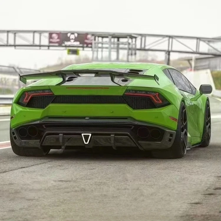Dry Carbon Fiber front Lip Rear Diffuser Side Skirts SD Style Body Kit for Huracan LP610 Car Accessories Full Kit
