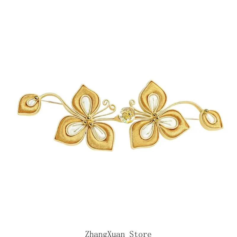 Blumen-Schmetterlings-Knoten-Knopfverschluss für Cheongsam Traditionelles Kleidungsstück Nähen 3XUF – Detail 7