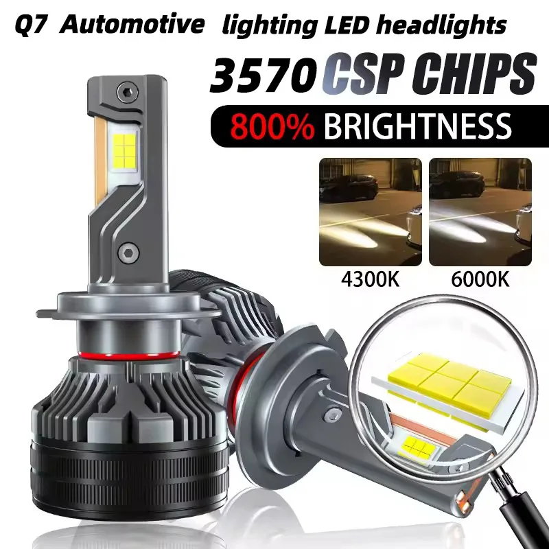 

Ultra Bright Car LED Headlight Laser H7 LED H4 LED Bulb Bi-Beam H1 H11 9005 9012 Upgrade Front Light for Auto Modification