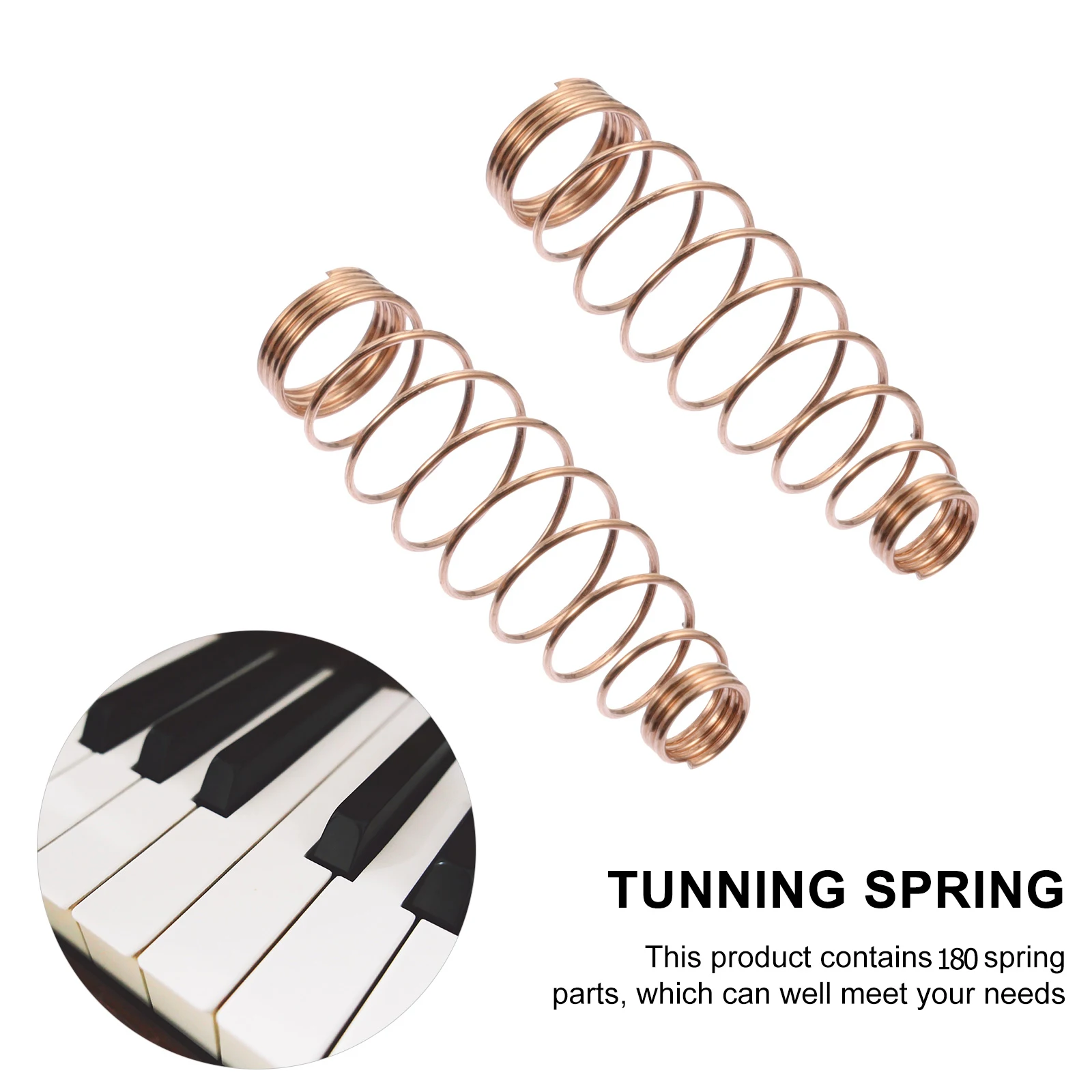 

180 Pcs Piano Tuning Tool Springs Tools Kit Repair Accessories for Musical Steel Wire