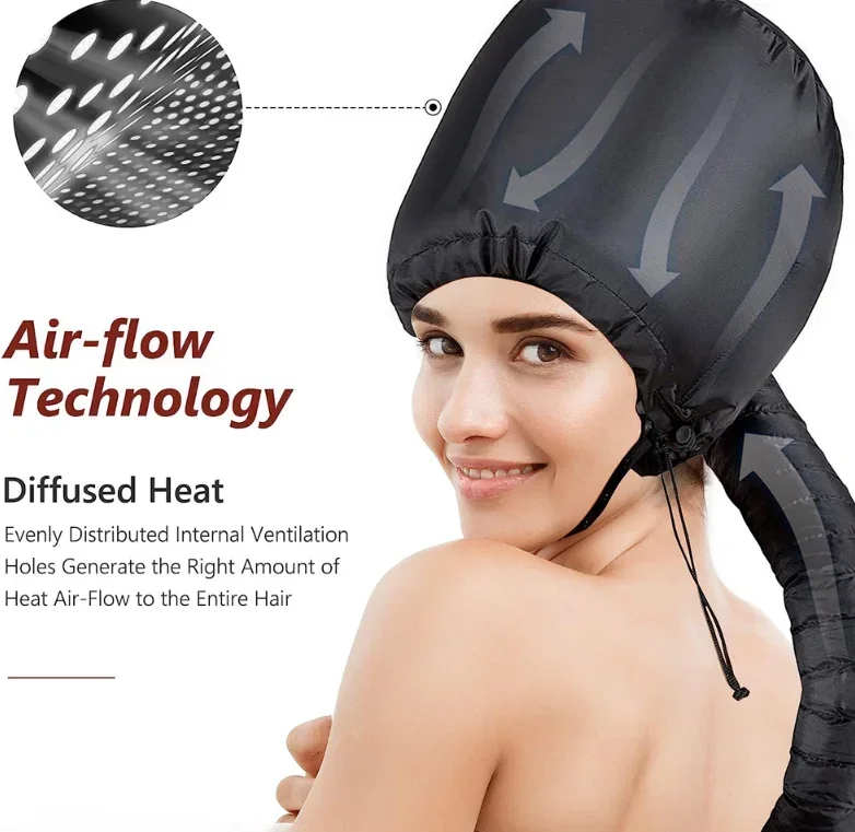 1pc Styling Drying Hat Hair Care Quick Dry Cap Without Plugging Hair Dryer Heating Cap Curly Hair Accessories