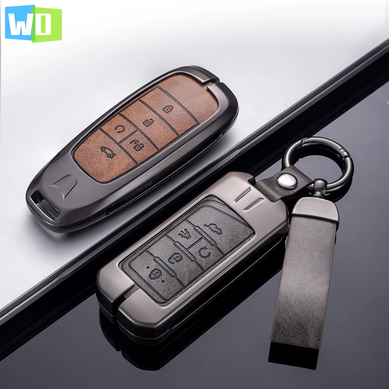 

Car Key Cover Smart Remote Case Protection Auto Interior Accessories For GAC Motor GN8 2022 2023 Trumpchi 2021 Empow J15 J16 GS8