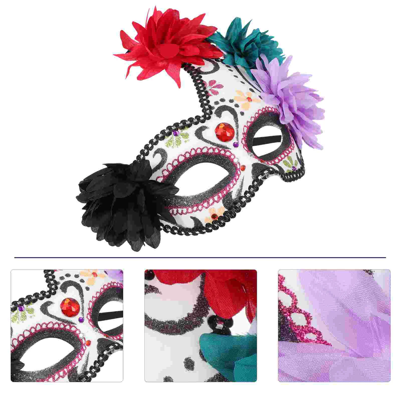 Masquerade Costume Halloween Mask Kids Face Make up Party Performance Women Festivals Masks