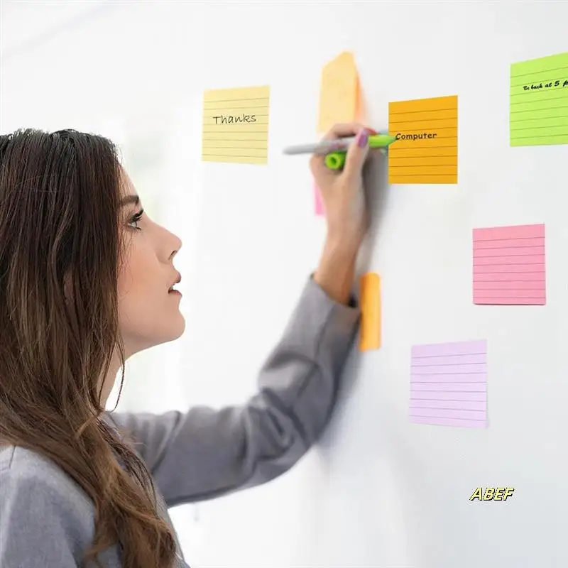 

Multi Colors Pads Tear-Off Note Paper Sticky Notes Invarious Colors,Lineated Note Paper