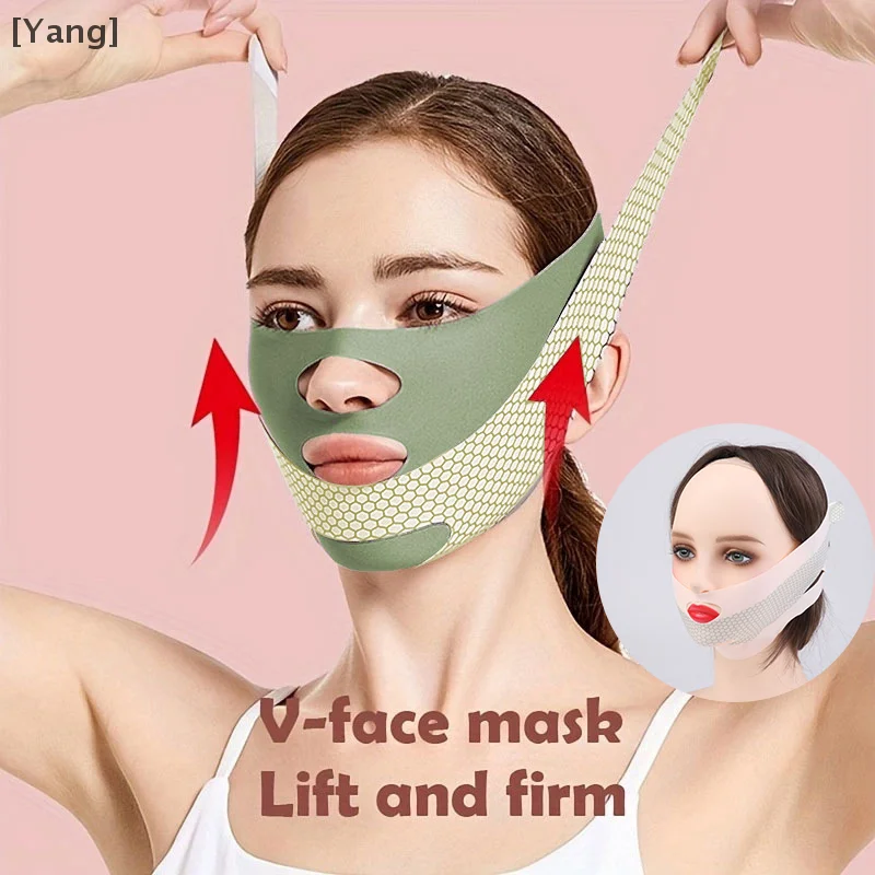 Chin Cheek Slimming Bandage Double Layer V Line Lifting Mask Face Lifting Anti Wrinkle Strap Band Sleeping Mask Beauty Health