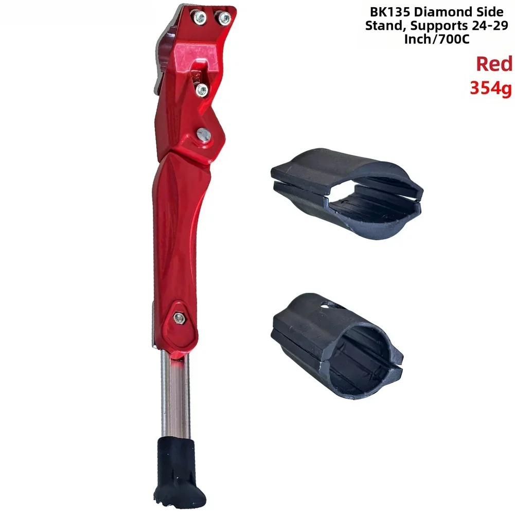 Aluminum Alloy Bicycle Kickstand Adjustable Side Stand For 24 26 27.5 29 Inch MTB Bike Frame Support Accessories view 3
