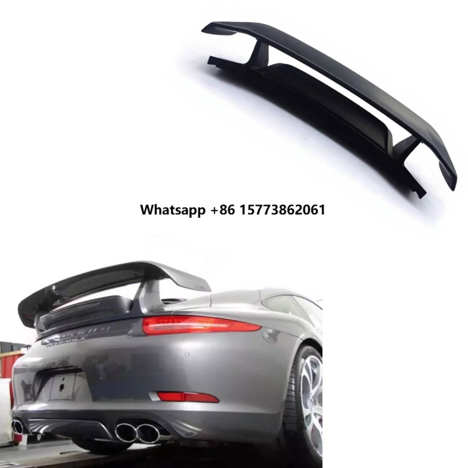 

Carbon Fiber Techar-t Style Rear Wing Racing Spoiler for Carrera 911 991.1