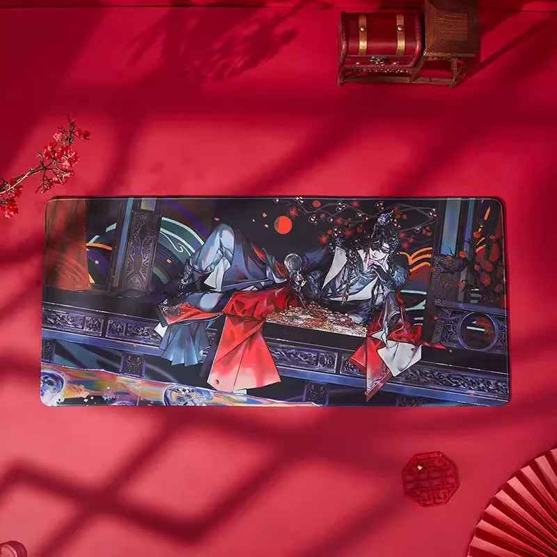 

Новый аниме Heaven Officials Blessing Tian Guan Ci Fu большой коврик для мыши Xie Lian, Hua Cheng, коврик для стола с картинкой на день рождения
