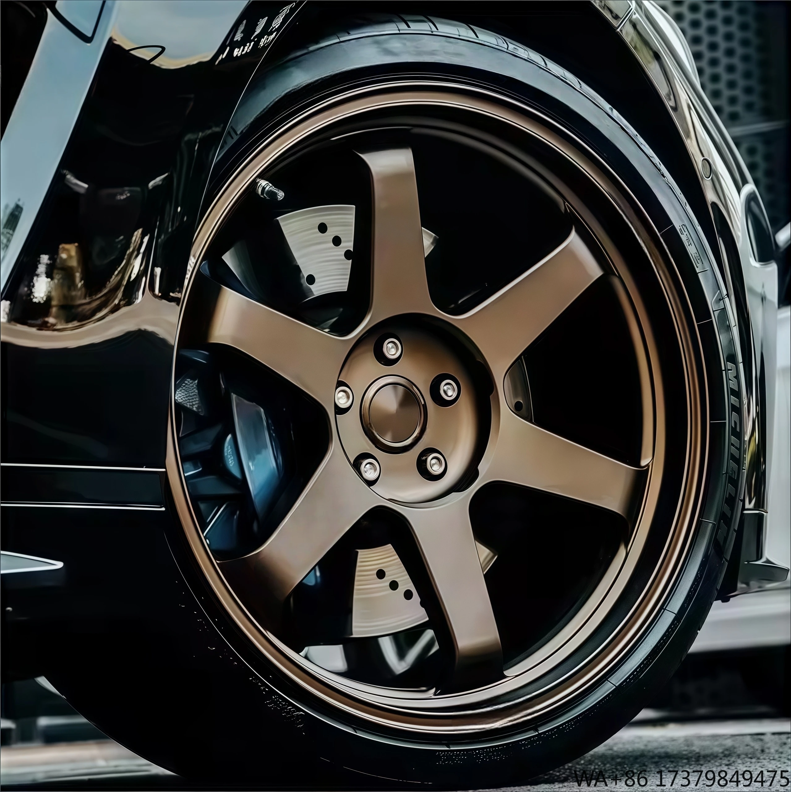 

Высокопроизводительная кованая ступица колеса с несколькими спицами, вогнутая конструкция из сплава 5x120 PCD для BMW M3 M4 M5 M6 для Toyota Ford для Buick