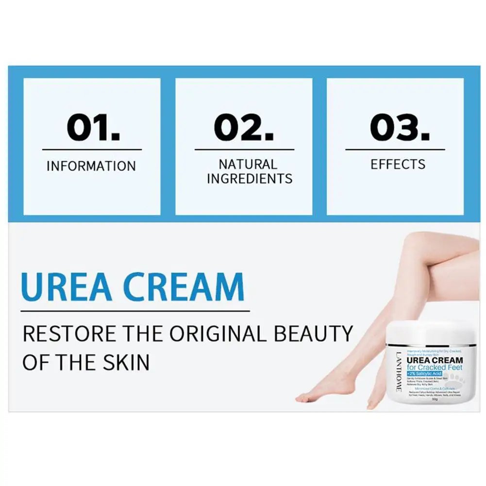 40% Foot Urea Cream Foot Peeling Spray Scrub Exfoliating Cream Heel Cracked Repair Cream Removal Dead Skin Hand Feet Care