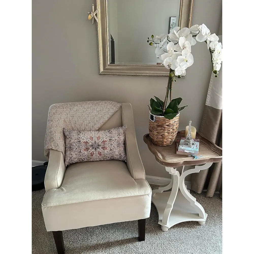 منتصف القرن الحديث لهجة كرسي الجناح الخلفي كرسي غرفة المعيشة مريح منجد مغرفة كرسي النسيج كرسي جانبي مع أرجل خشبية