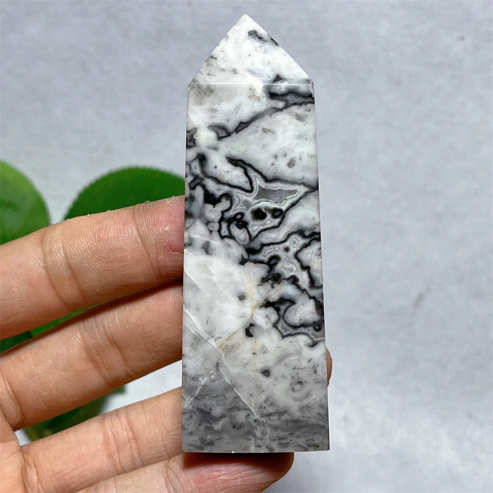 

Picasso Tower Flower Point Wand Crystal Natural Stone Polished Quartz Reiki Healing Spiritual Home Decoraition Treatment