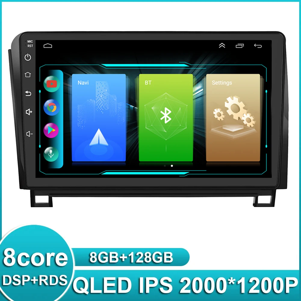 

For Toyota Tundra XK50 2007-2013 Sequoia XK60 2008-2017 Car Radio Multimedia Video Player Navigation GPS Android 14 No 2 din dvd