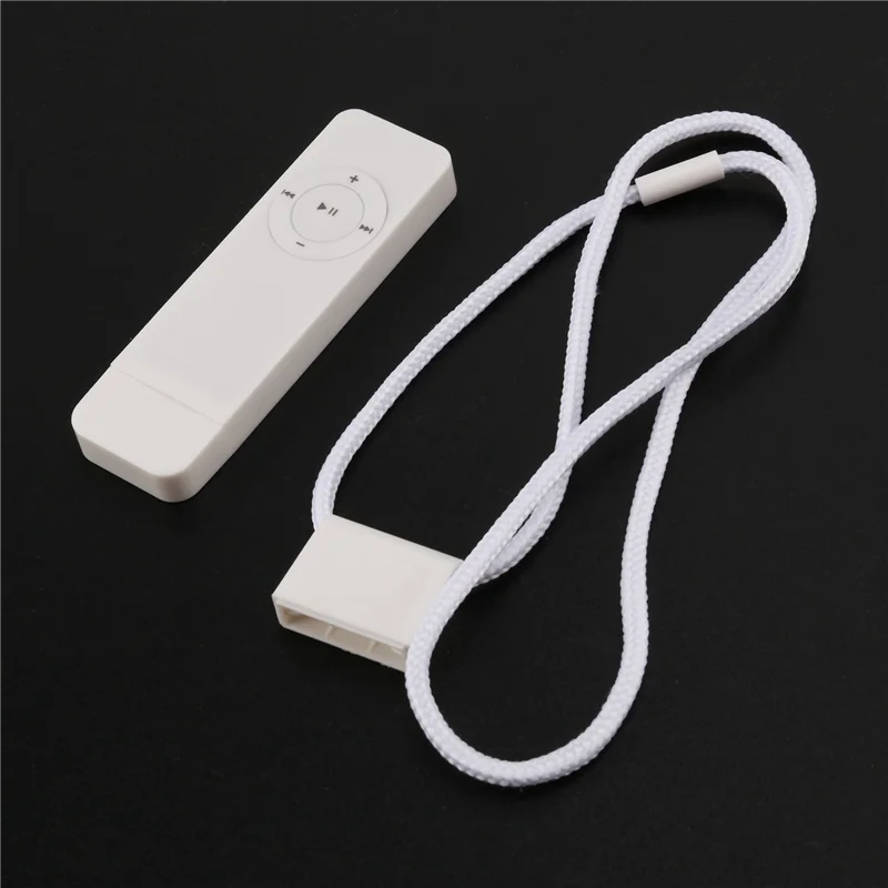 ELECT-3X Portable USB Sport U Disk Mini Mp3 Music Player Support 32GB TF Card(White)