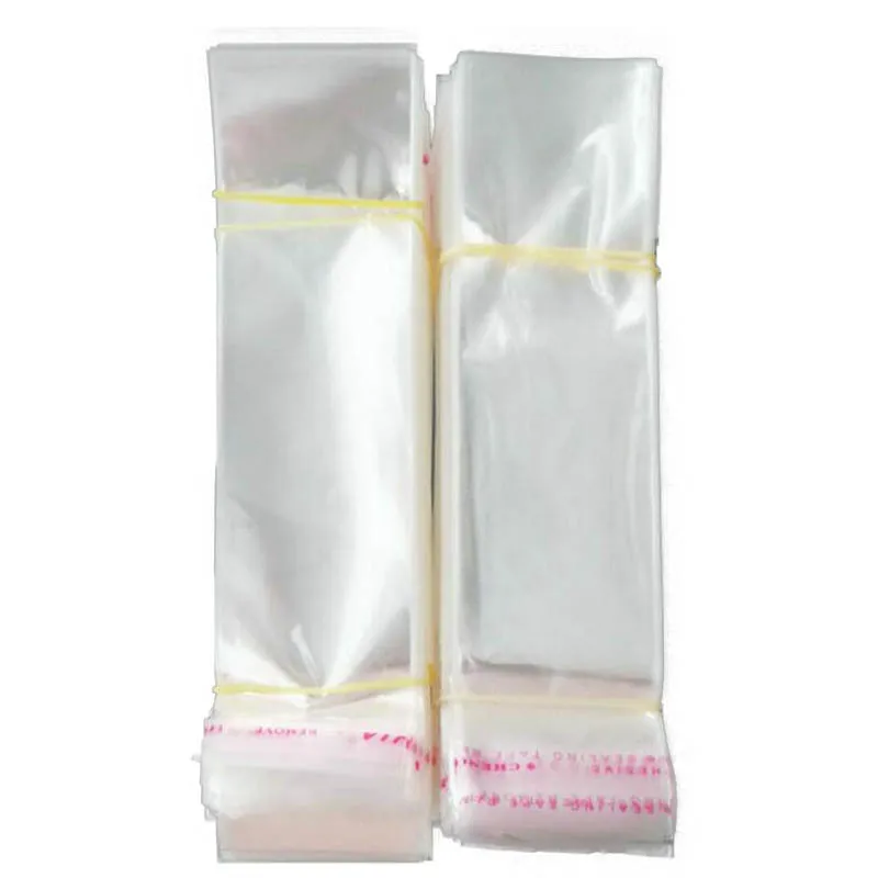 200/100pcs Disposable self-adhesive clear plastic bag, small self-sealing packaging for candy, biscuits, pens, jewelry or gifts