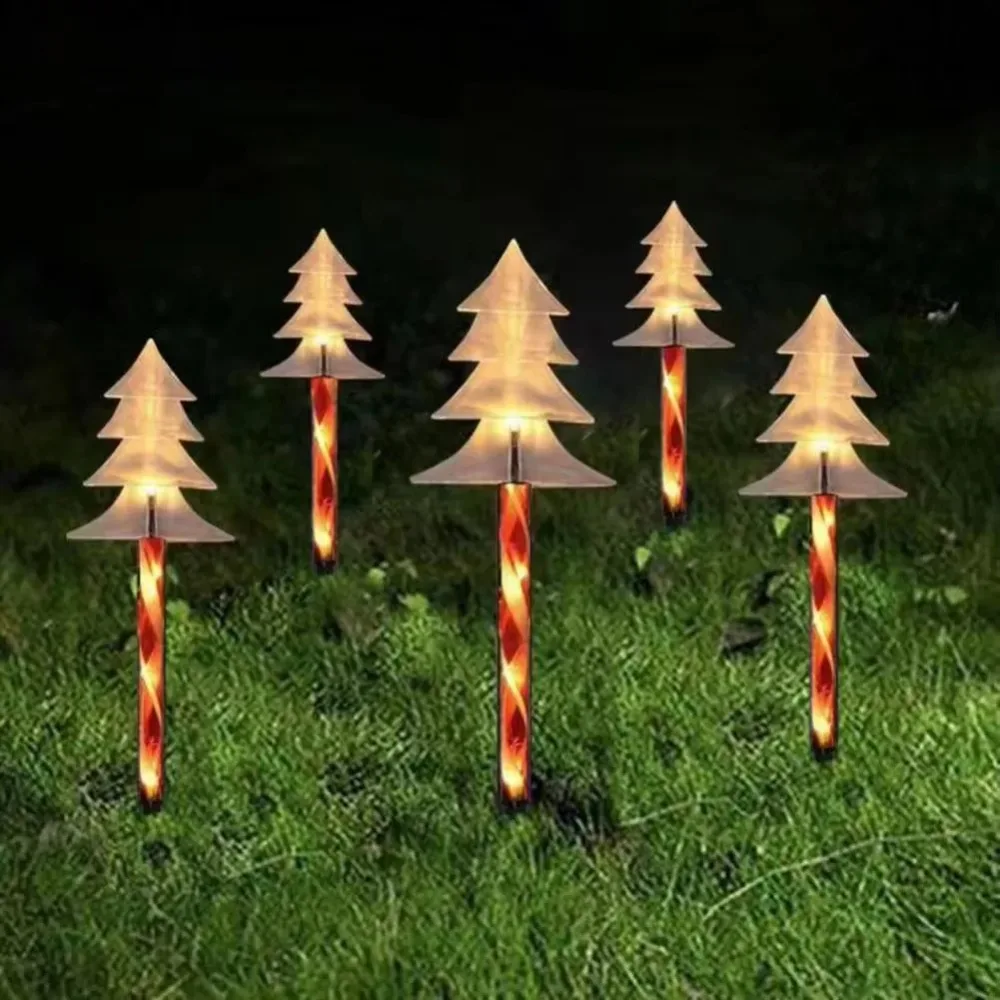 الشمسية عيد الميلاد الثلج أضواء LED الشمسية المشهد ساحة التوصيل أضواء نجمة شجرة عيد الميلاد جارلاند المنزل في الهواء الطلق الحديقة الديكور