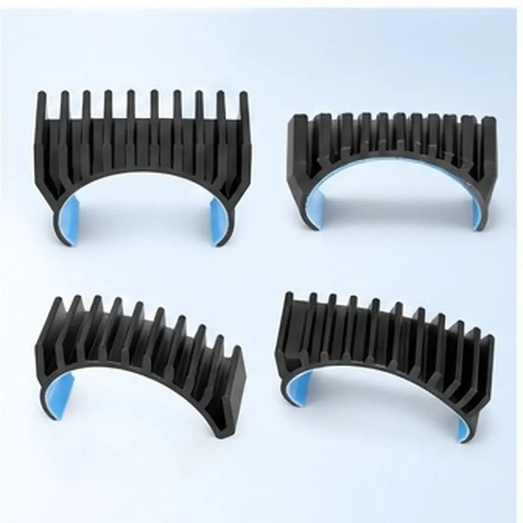 Round Aluminum Stepper Motor Heatsink Curved Arc Design Self-Adhesive Thermal Tape for Desktop 3D Printer Cnc Machine Motor