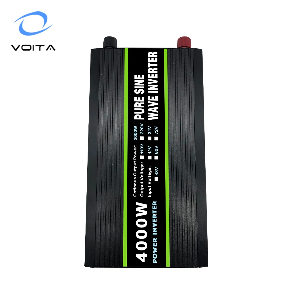Cheap Price Power Inverter 4000w 12V 24V 48V 60V to 220V Dc to Ac Converter Invert Pure Sine Wave