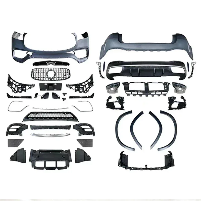 

Original quality Gls Normal Style Upgrade Gls 63 Car Front Rear Bumper grille Wheel Eyebrow Rear Lip Body Kit For X167