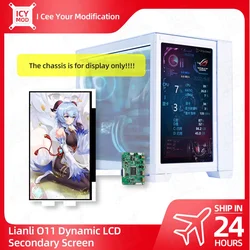 Secondary Screen For Lianli O11 Dynamic 17.3-inch LCD Front Replacement O11D EVO RGB HD 2K Monitor Gamers Refit 1920*1080 PC MOD