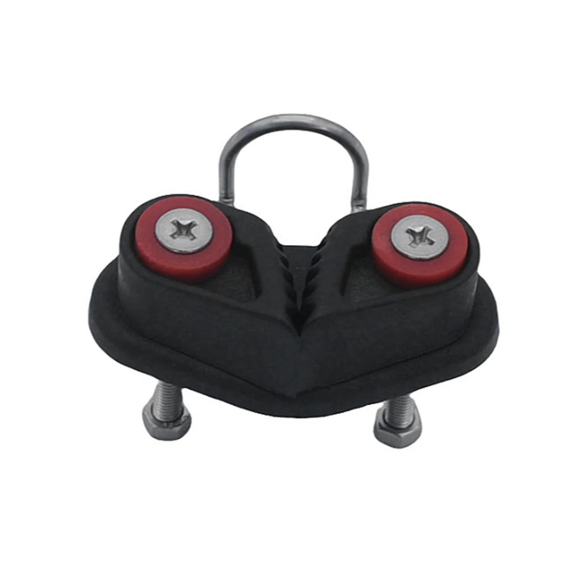Row Bearing Ball Cam Cleat with Leading Ring for Pilates Equipment Marine Boat Sailing Sailboat Kayak 3-15mm Rope -T45C