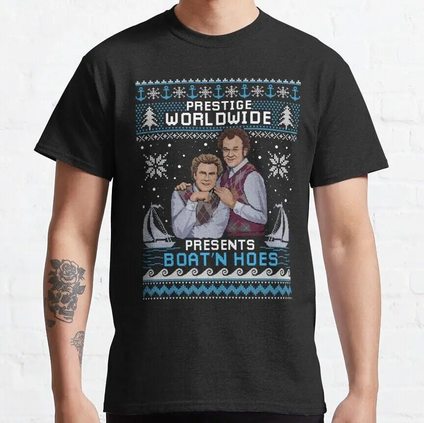 Dark Step Brothers Ugly Christmas Tee Classic T-Shirtfor Men Clothing Women Short Sleeve Tees Y2K Tops Unisex Summer